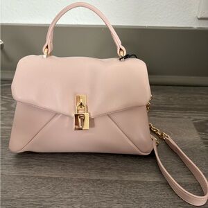 Ted Baker London Pink Satchel with Gold Hardware